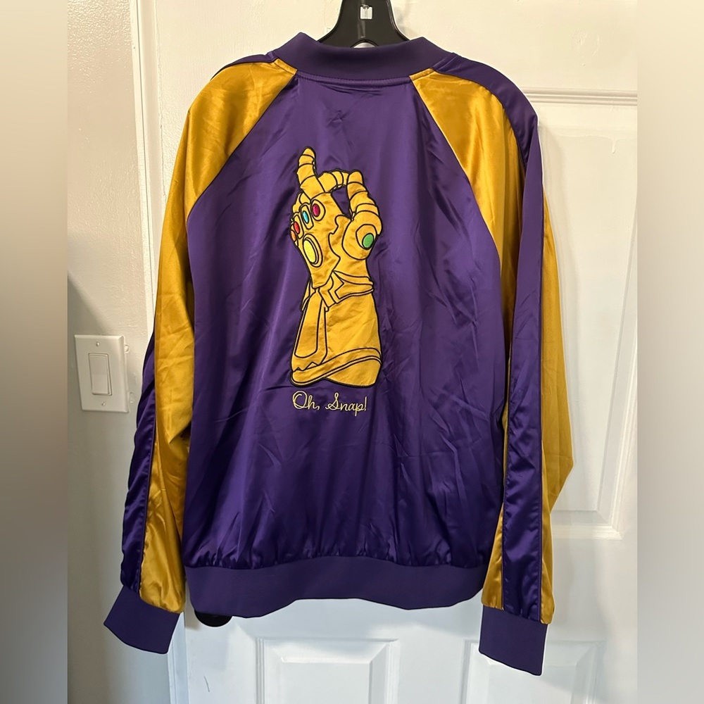 Marvel Thanos Purple Jacket Size 2XL GUC